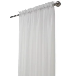 Habitat Rhapsody Voile Sheer Rod Pocket Light Filtering Style Allows Natural Light Flow Curtain Panel Shell -Home Decor Shop GUEST 7e330111 d9ea 471d ace0 a4f0ee2c6af1