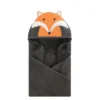 Hudson Baby Infant Cotton Animal Hooded Towel, Modern Fox, One Size