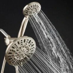 7" 48 Setting High Pressure Luxury Three-Way Rainfall/Handheld Shower Head Combo - AquaDance -Home Decor Shop GUEST 81280891 1a9b 449b a34d 296508387eee