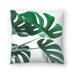 Monstera Plant By Tanya Shumkina Throw Pillow - Americanflat -Home Decor Shop GUEST 81a23f70 1ce0 4d2d bf7b e677d4dc5c21