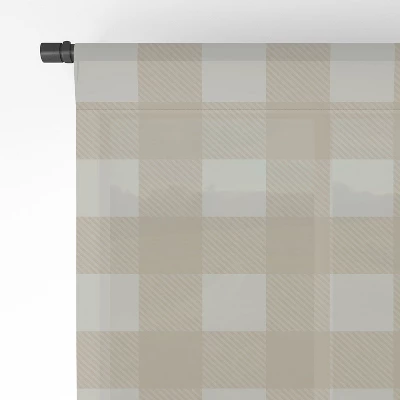 Alisa Galitsyna Gingham Cloth Beige Checks 64" X 50" Single Panel Sheer Window Curtain - Society6 5 Alisa Galitsyna Gingham Cloth Beige Checks 64" X 50" Single Panel Sheer Window Curtain - Society6 - Image 3