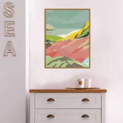 18" X 24" Candy Coast II By Jacob Green Framed Canvas Wall Art - Amanti Art -Home Decor Shop GUEST 8387c413 233c 48d7 90f3 d61900edaca6