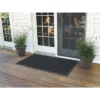 HomeTrax Rubber Brush Doormat - Black (32"x39")