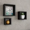 Floating Shelves- Cube Wall Shelf Set With Hidden Brackets, 3 Sizes To Display Décor, Books, Photos, More- Hardware Included By Lavish Home (Black) -Home Decor Shop GUEST 84cab261 8e0b 49e6 8fbc 02a160707d6f