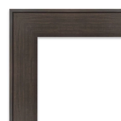 24" X 30" Non-Beveled William Rustic Woodgrain Bathroom Wall Mirror - Amanti Art 4 24" X 30" Non-Beveled William Rustic Woodgrain Bathroom Wall Mirror - Amanti Art - Image 2