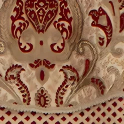 RLF Home Chenille Fabric With Damask Motive Paisley Dream Glory Valance 3" Rod Pocket 50" X 16" Claret -Home Decor Shop GUEST 89123db9 d843 40a6 aabe 6a1c91778bd4