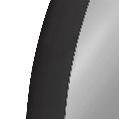 28" Armenta Round Wall Mirror Gray - Kate & Laurel All Things Decor 4 28" Armenta Round Wall Mirror Gray - Kate & Laurel All Things Decor - Image 2