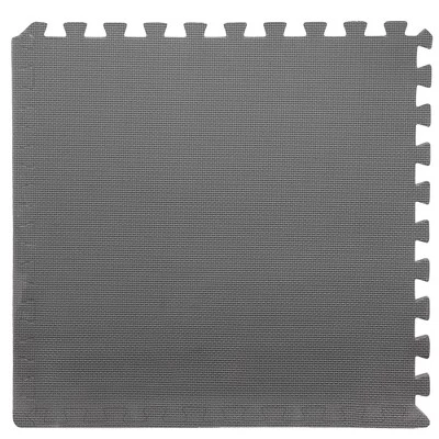 Fleming Supply Interlocking Foam Floor Mat Tiles For Classrooms, Exercise Rooms, And More - 24" X 24", Gray, 6 Count 6 Fleming Supply Interlocking Foam Floor Mat Tiles For Classrooms, Exercise Rooms, And More - 24" X 24", Gray, 6 Count - Image 4