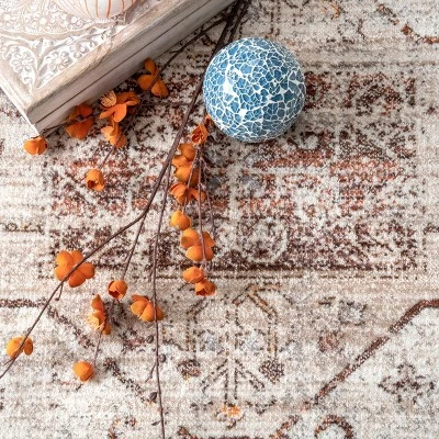 NuLOOM Zahra Faded Native Panels Area Rug 7 NuLOOM Zahra Faded Native Panels Area Rug - Image 5