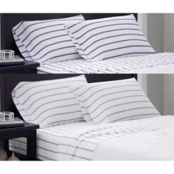 Ticking Stripe Sheet Set - Truly Soft -Home Decor Shop GUEST 8e332682 f311 4c34 99de afc349aa776e