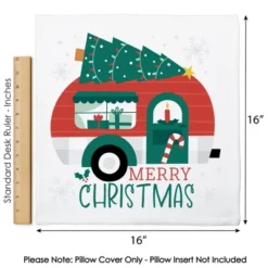 Big Dot Of Happiness Camper Christmas - Red And Green Holiday Party Home Decorative Canvas Cushion Case - Throw Pillow Cover - 16 X 16 Inches 11 Big Dot Of Happiness Camper Christmas - Red And Green Holiday Party Home Decorative Canvas Cushion Case - Throw Pillow Cover - 16 X 16 Inches -Home Decor Shop GUEST 8e949ec5 df53 4e35 84a1 58b074a6911d