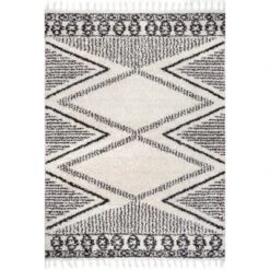 NuLOOM Cassia Moroccan Diamond Shaggy Tassel Area Rug -Home Decor Shop GUEST 8eac2d3c 5512 4516 9265 5ce63e4f0ddd