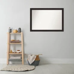 40" X 28" Non-Beveled Furniture Narrow Bathroom Wall Mirror Espresso Brown - Amanti Art 15 40" X 28" Non-Beveled Furniture Narrow Bathroom Wall Mirror Espresso Brown - Amanti Art -Home Decor Shop GUEST 90ad5c8c dbad 427b 8b7b ac6fa0e90b67