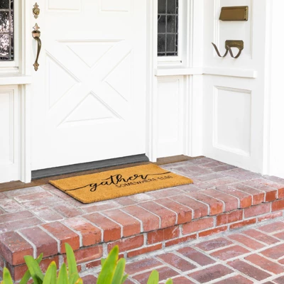 Okuna Outpost Fall Welcome Mat For Front Porch, Outdoor Thanksgiving Door Mat, Gather Somewhere Else, 17 X 30 In 3 Okuna Outpost Fall Welcome Mat For Front Porch, Outdoor Thanksgiving Door Mat, Gather Somewhere Else, 17 X 30 In