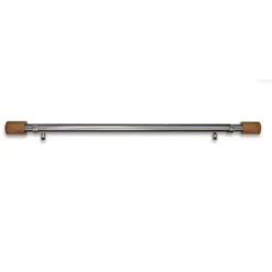 Linen Avenue Wood Cylinder Curtain Rod