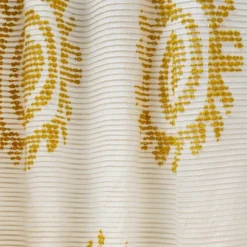 1pc 50"x84" Light Filtering Jacquard Curtain Panel Gold - Opalhouse™ Designed With Jungalow™ -Home Decor Shop GUEST 914fca59 4940 4a38 977a d369d522b944
