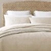 Tommy Bahama 3pc Textured Waffle 100% Cotton Comforter & Sham Set