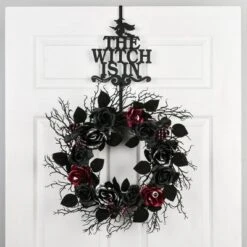 National Tree Company 18" Halloween “The Witch Is In" Wreath Hanger 8 National Tree Company 18" Halloween “The Witch Is In" Wreath Hanger -Home Decor Shop GUEST 92684d8d e07f 406e 86fe 093f783962de