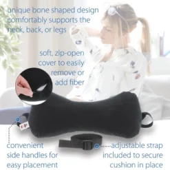 Chiropractic Bone Shaped Neck & Cervical Pillow- Lumbar Support -Home Decor Shop GUEST 928346be 16f7 4433 a56d de004dc05d53