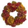 Nearly Natural 24” Fall Hydrangea Wreath 2 Nearly Natural 24” Fall Hydrangea Wreath -Home Decor Shop GUEST 92f399fb 7c72 41fa afb9 5583185642e0