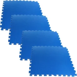 Fleming Supply Interlocking Foam Mat Floor Tiles – 24" X 24", Blue -Home Decor Shop GUEST 93dc254e 7d5d 477b 96d7 b16d3858a5cd
