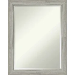 Dove Graywash Narrow Framed Bathroom Vanity Wall Mirror - Amanti Art -Home Decor Shop GUEST 946b6790 08ed 41ed b62e 836acd4d4efc