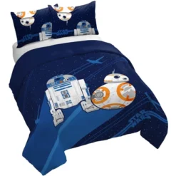 Saturday Park Star Wars Droids 100% Organic Cotton Duvet Cover & Sham Set -Home Decor Shop GUEST 95dc1d14 5610 486d b97a 4f152ee6d99c