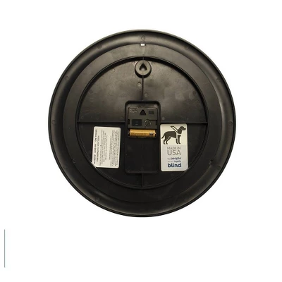 14.5" Artist Series Diane Rakocy Full Bloom Decorative Clock Silver - The Chicago Lighthouse 3 14.5" Artist Series Diane Rakocy Full Bloom Decorative Clock Silver - The Chicago Lighthouse