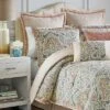4pc Queen Artisanal Reversible Comforter Set Mineral - Waverly -Home Decor Shop GUEST 99545c2e 95e6 4ba3 9d40 781204e5a38b