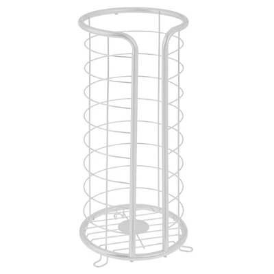 MDesign Metal Free Standing Toilet Paper Stand, Holds 3 Rolls 16 MDesign Metal Free Standing Toilet Paper Stand, Holds 3 Rolls - Image 14