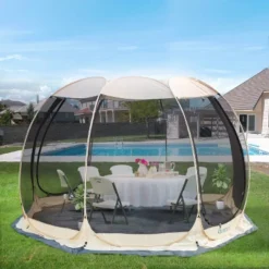 Waterproof PE Tarp Floor Mat For Screen House Gazebo - Alvantor