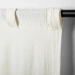 Tonal Texture Curtain Panel Sour Cream - Hearth & Hand™ With Magnolia 11 Tonal Texture Curtain Panel Sour Cream - Hearth & Hand™ With Magnolia -Home Decor Shop GUEST a3759400 9398 4b46 97a0 2fba23657e88