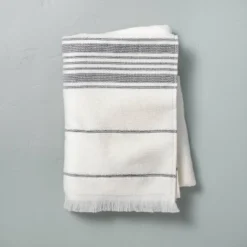 Multistripe Bath Towels Cream/Gray - Hearth & Hand™ With Magnolia -Home Decor Shop GUEST a3ab88f0 8654 425b a1f7 f62caee554f1