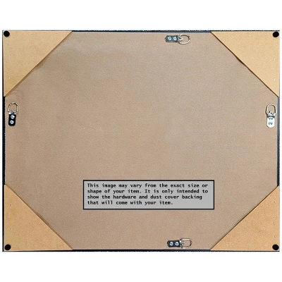 44" X 33" Non-Beveled Cabinet Bathroom Wall Mirror White - Amanti Art 5 44" X 33" Non-Beveled Cabinet Bathroom Wall Mirror White - Amanti Art - Image 3