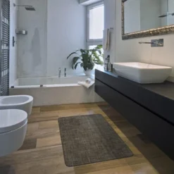 World Rug Gallery Textured Beige Anti-fatigue Mat -Home Decor Shop GUEST a5365254 bb22 44c2 9eee 628e83f81518