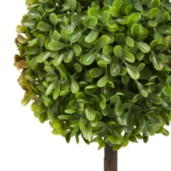Faux Boxwood 3 Matching Realistic 11.5" Tall Topiary Arrangements In Decorative Pots For Indoor Home Or Office Décor By Pure Garden (Set Of 3) -Home Decor Shop GUEST a653f067 e9b3 44d7 9bc8 2c7a1a316ef2