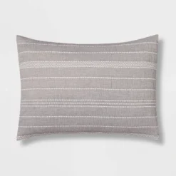 12pc Chambray Matelasse Stripe Comforter & Sheet Bedding Set Gray - Threshold™ -Home Decor Shop GUEST a6544a0f 31de 47cd 9f24 ae05ba242231