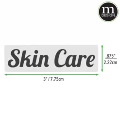 MDesign Square Apothecary Storage Jar With Labels For Bathroom -Home Decor Shop GUEST a6e41eae c8bb 4a25 9aae 97e2d24a4557