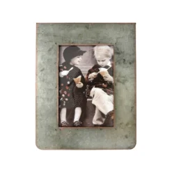 7.25" X 9.75" Galvanized 2-Sided Standing Picture Single Frame - Storied Home -Home Decor Shop GUEST a72dd94a 8845 4cfe 8748 f1071c5220f6