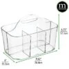 MDesign Plastic Nursery Storage Organizer Caddy Tote, Small -Home Decor Shop GUEST a7883a1e 0ff6 4a9c 84d0 344b6c954616
