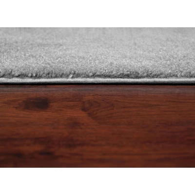 3pc Traditional Nylon Washable Bathroom Rug Set Platinum - Garland Rug 6 3pc Traditional Nylon Washable Bathroom Rug Set Platinum - Garland Rug - Image 4