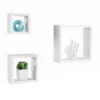 Floating Shelves- Cube Wall Shelf Set With Hidden Brackets, 3 Sizes To Display Décor, Books, Photos, More- Hardware Included By Lavish Home (White) -Home Decor Shop GUEST a8d6dac9 22c3 4c48 ba78 b6910e839f52