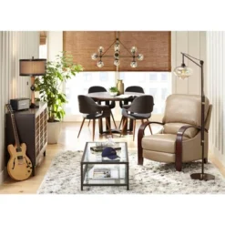 Franklin Iron Works Industrial Downbridge Floor Lamp 66" Tall Bronze Cognac Glass Dimmable LED Edison Bulb For Living Room Reading Office -Home Decor Shop GUEST a919968d 061e 4fd9 98a5 0ba8249f8cdf