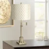 360 Lighting Swing Arm Desk Table Lamp 36" Tall Antique Brass Off White Embroidered Hourglass Fabric Drum Shade For Living Room Bedroom 2 360 Lighting Swing Arm Desk Table Lamp 36" Tall Antique Brass Off White Embroidered Hourglass Fabric Drum Shade For Living Room Bedroom -Home Decor Shop GUEST ac2f83db aa9c 4aea 8080 ebd3bb4233ed