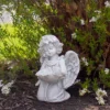 Northlight 9" Kneeling Angel With Flower Bird Feeder Outdoor Garden Statue 1 Northlight 9" Kneeling Angel With Flower Bird Feeder Outdoor Garden Statue -Home Decor Shop GUEST ad188a98 8409 4020 a77c 7fd07d10cdf0