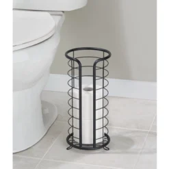 MDesign Metal Free Standing Toilet Paper Stand, Holds 3 Rolls 20 MDesign Metal Free Standing Toilet Paper Stand, Holds 3 Rolls -Home Decor Shop GUEST aec6bb1b 2c13 4ea3 a3a2 d3505378d2cb