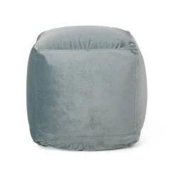 Caney Modern Velveteen Cube Pouf - Christopher Knight Home -Home Decor Shop GUEST aee377e1 206d 451c 8fe7 d307126076be