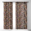 Avenie Mushroom Medley Pattern Single Panel Sheer Window Curtain - Society6 -Home Decor Shop GUEST af358c9e 7ba2 4531 b4d9 f97a4c1ac6e0