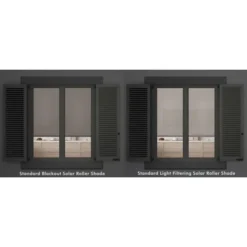 Linen Avenue Cordless Blackout Roller Shade, Dark Gray, Light Gray, And White -Home Decor Shop GUEST af88d541 39cc 4bdc b32a 3e8bbcd4a95e