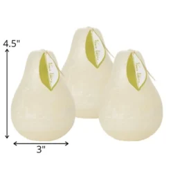 Melon White Pear Candles - Set Of 3 7 Melon White Pear Candles - Set Of 3 -Home Decor Shop GUEST b09299b8 1409 4583 9ddf 1d09f19582e2